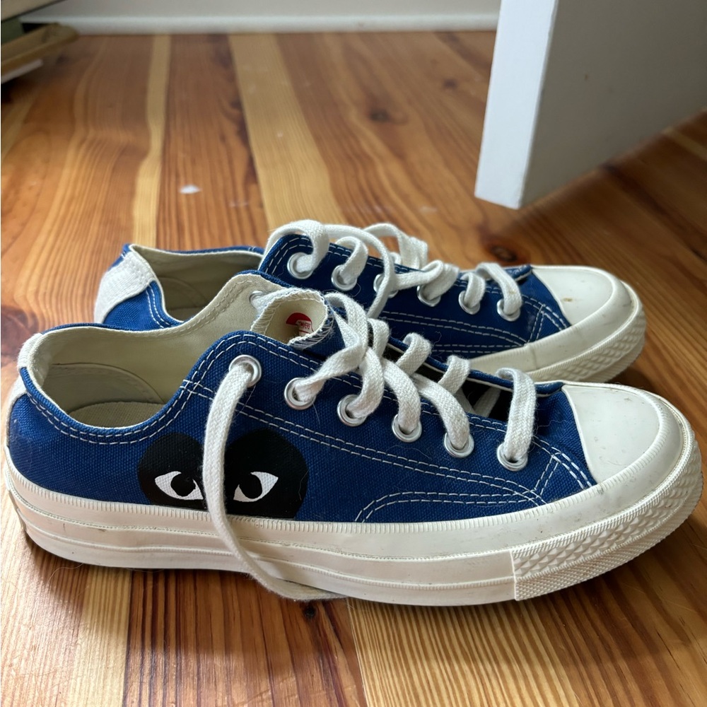 Blue Commes Des Garçon Converse PLAY